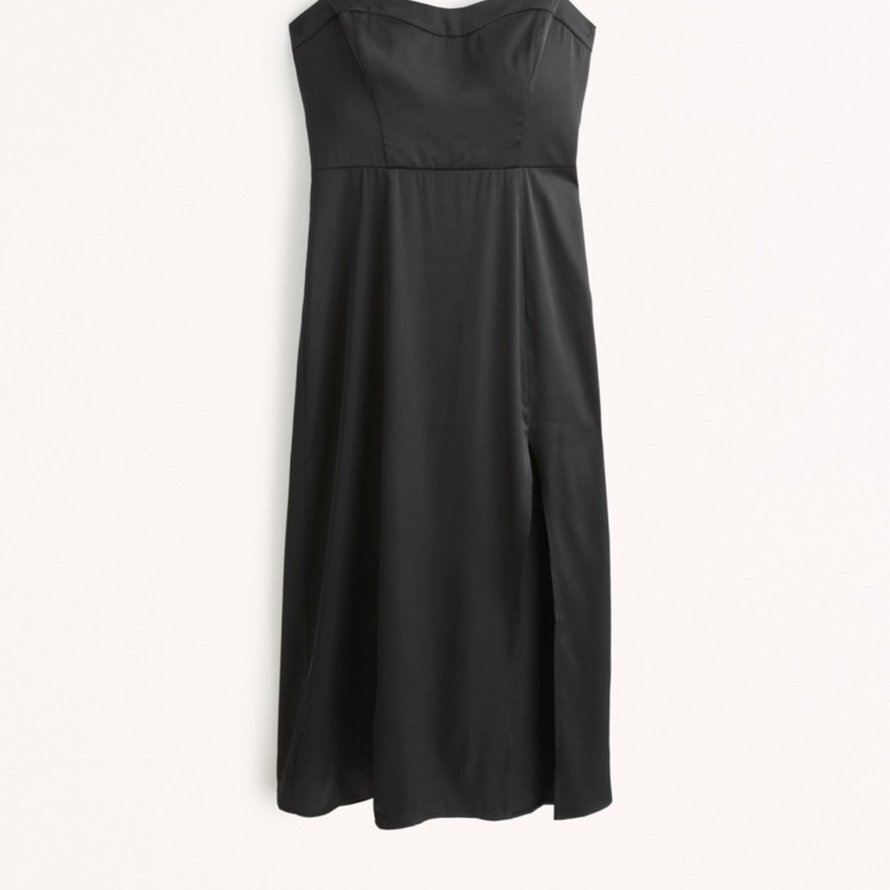 Abercrombie & Fitch Black Strapless Dress